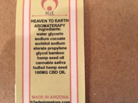 Ingredients of exfoliating soap with CBD oil